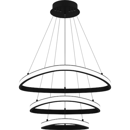 Quoizel Bardot Pendant Led Light Matte Black PCBDO2827MBK